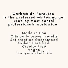 Teeth Whitening Gel Syringe Dispensers 35% Carbamide Peroxide, Tooth Bleaching Gel Multiple Quantities Available and Size Available (3 ml, 2)