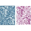 Alinacutle Flower Background Silkscreen Stencil,Reusable Self-Adhesive Silk Screen Printing, for