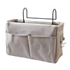 Nightstand Hanging Bag Bedside Storage Pocket Organizer Basket for Dorm