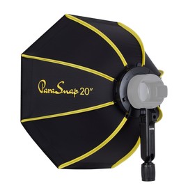Glow ParaSnap PS-B20K 20" Octagonal Softbox for Flashpoint XPLOR 300 Pro and Godox ML60 Light