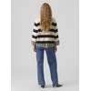 VMELOUIS STRIPE LS OVERSIZE O-NECK PULL.
