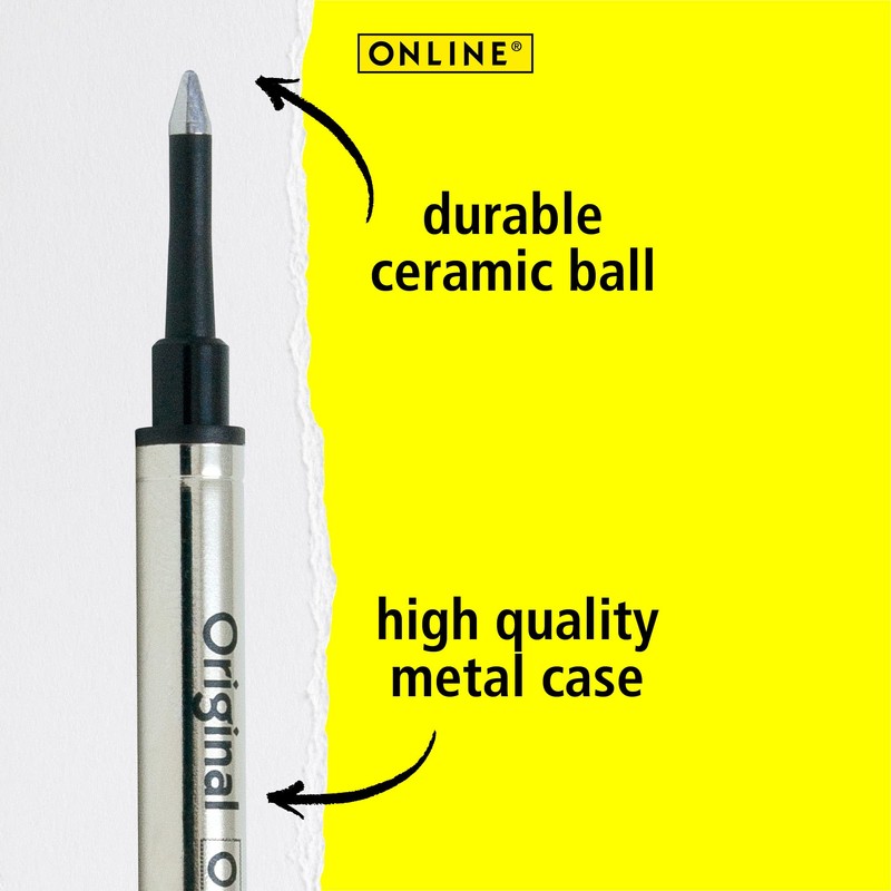 ONLINE Rollerball refill, line width 0.7 mm, ink blue ISO