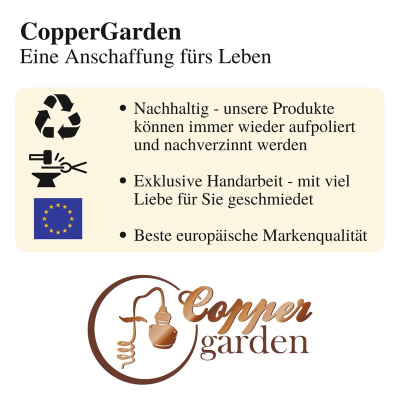 'CopperGarden' copper mesh 33 x 33 cm square