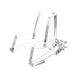 OnFireGuy Pocket Watch Lighter & Knife Display Stand Deluxe Easels 1/2” Shelf, Clear 25 Pack