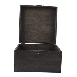 TOVINANNA 1Pc Retro Wooden Storage Box Capacity Treasure Box Decor for Game Room Supplies Solid Design with Vintage Pattern for Friends