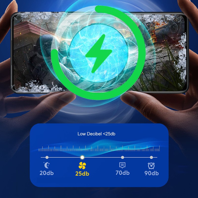 Magnetic Cell Phone Cooler Adjustable Temperature Portable Lightweight Phone Cooling