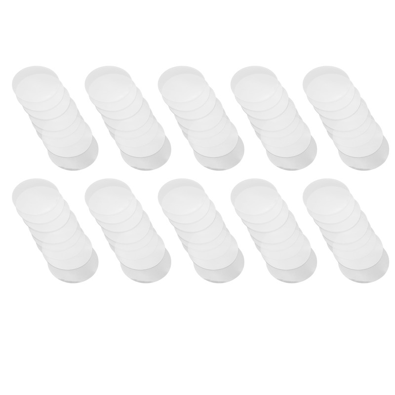 200Pcs Transparent Badge Film Protective Clear PVC Multi Purpose Badge