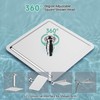 SR SUN RISE Luxury 10 Inch Large Square Stainless Steel