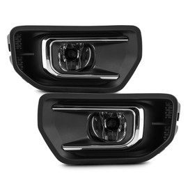AKKON - Fit 2024 2025 Ford Ranger 24-25 OE Style Halogen Type Front Bumper Fog Lights w/Switch Clear Lens Lamp Direct Replacement Pair