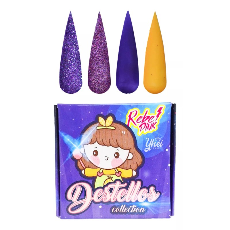 Wapizima Acrílicos De Color Rebelpink Wapizima 3 Colecciones A Elegir