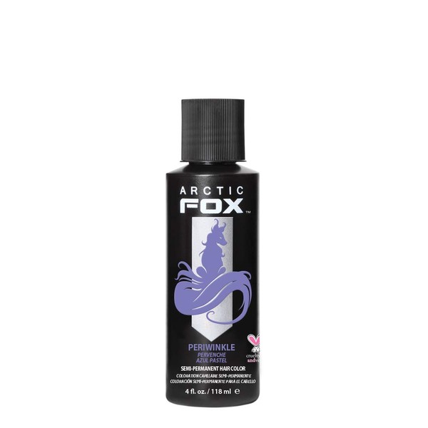 ARCTIC FOX Vegan and Cruelty-Free Semi-Permanent Hair Color Dye (4 Fl Oz, PERIWINKLE)