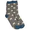 Purple Possum® Mens Socks Elephants Blue Grey Elephant Novelty Fun