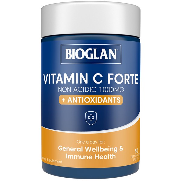Bioglan Vitamin C Forte 1000mg + Antioxidants Tablets 50