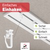 Raumhero® X-Gliders for Curtain Rails (Complete Set 100x X-Gliders Including