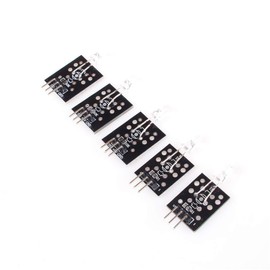ANGEEK KY-005 3-Pin IR Infrared Transmitter Emission Sensor Module for Arduino Pack of 5
