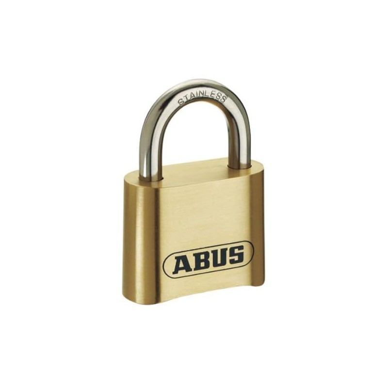 ABUS 180IB/50 All Weather Solid Brass 4-Dial Resettable Combination Padlock
