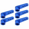 5Pcs 25T Servo Horns Aluminium Alloy Steering Servo Arms Blue