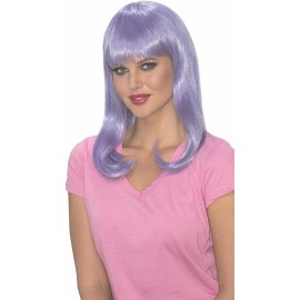 Rubie's Women's Glow Babe Wig, Purple, One SizeOne Size