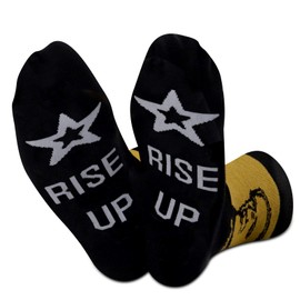 TSOTMO Musical Merch Musical Lyrics Quote Socks for Theatre Fans Stage Play Lovers Gift (Rise)