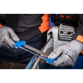 Pferd KSSG905,5 Chain Saw Sharpener, Silver/Blue, 90/5.5 mm