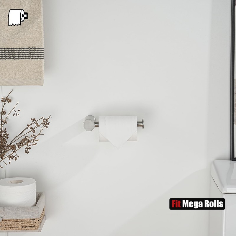 JQK Toilet Paper Holder, 5 Inch 304 Stainless Steel Thick