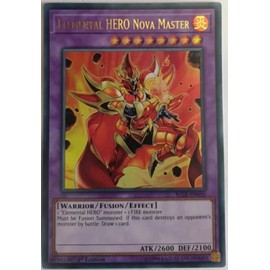 Elemental Hero Nova Master - BLLR-EN056 - Ultra Rare - 1st Ed - NM/M