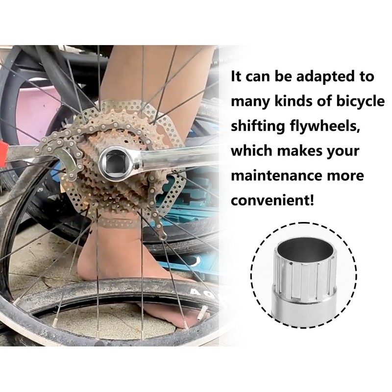 ZoeTekway Pack of 2 Bicycle Cassette & Sprocket Remover Tool,