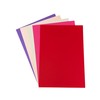 DJP 160gsm A4 Valentines Coloured Assorted Card Crafts Pack -