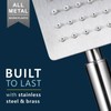 Voolan Full Metal Hand Shower, High Pressure Shower Heads, Simple