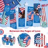 TICIAGA Patriotic Bible Verses Bookmarks - 120PCS Independence Day American