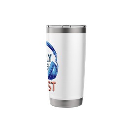 Silently Judging your Playlist Funny Music Lover Quote Stainless Steel Insulated Tumbler