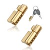 TAVYTH 2 Piece Trailer Lock Clutch Lock with 2 Keys