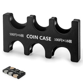 MTDDYMXLFG Coin Holder, Coin Holder, Sorting, Money, Coin Purse, Mobile Coin Holder, Killing Time, Stress Relief, Convenient Goods, Storage, Coin Case, Wallet, Black