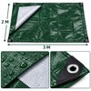 3 x 2M Waterproof Camping Tarp for Outdoor Shade &