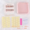 Handmade Nail Tips, French Nails, Set of 10, Bowknot Dots,