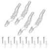guangyuan 4 Pcs Clear Cord Cleat 3.1in Blind Cord Safety