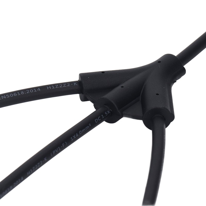 One Pair Solar Panel Connector 3 to 1 Y Branch