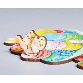 Wentworth Jigsaw Puzzle –Tiered Treats – 250 Pieces - For Adults - Shaped Puzzle Pieces & Themed Whimsies - Great for a Gift