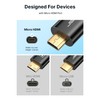 JSAUX Micro HDMI to HDMI Adapter [Pack of 2], Micro