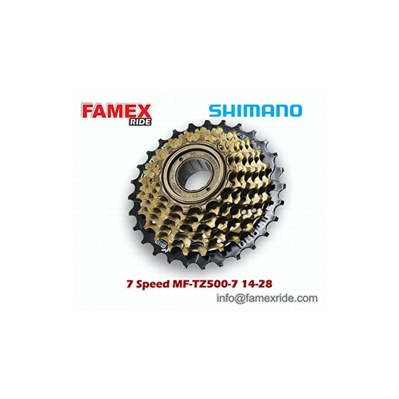 Shimano MF-TZ500-7 7 Speed Bike Screw-On Freewheel 14-28T FREEWHEEL