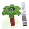 LIFKOME 2pcs Air Conditioner Fin Comb Cleaning Tool Stainless Steel