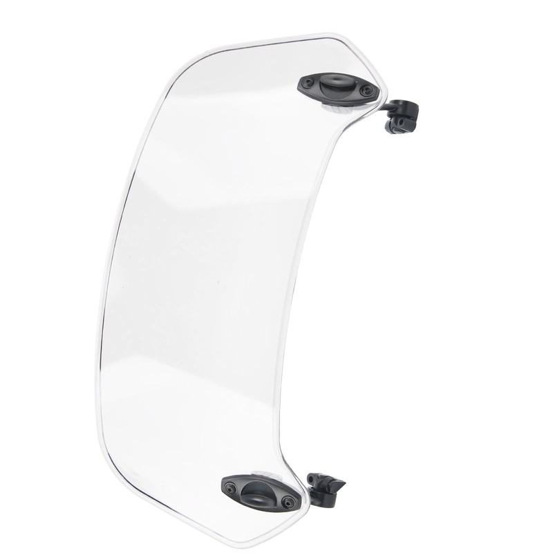 Motorcycle Windscreen Adjustable Clip On Windshield Universal Wind Deflector for