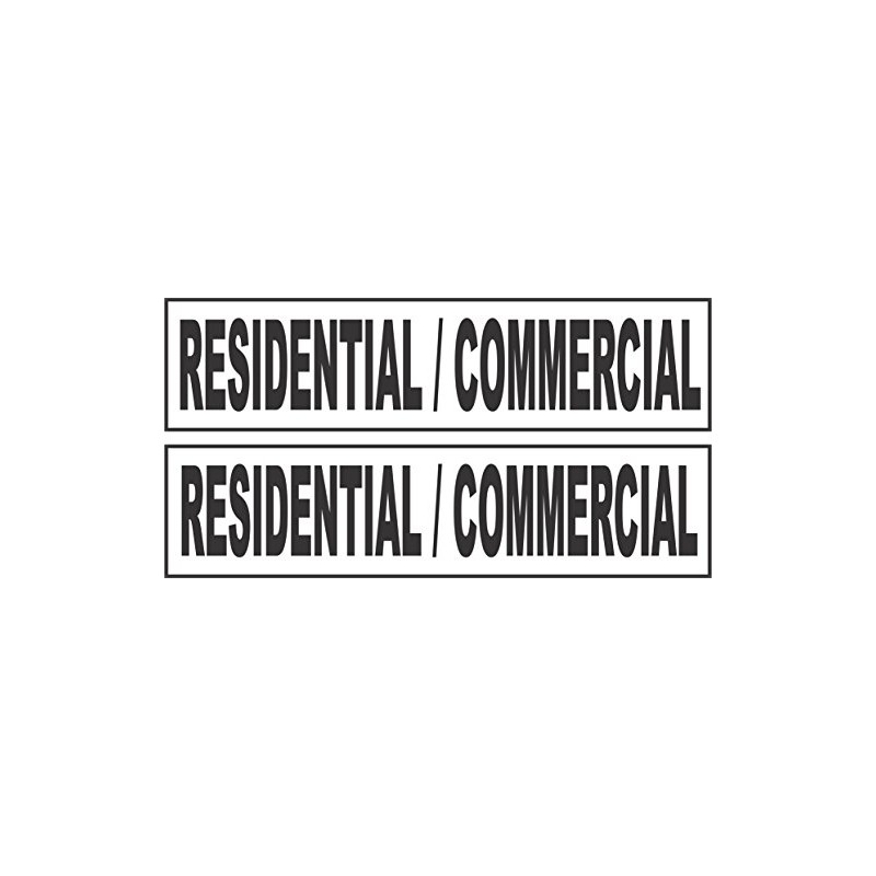 2-6x24 Residential/Commercial Real Estate Rider Sign Black