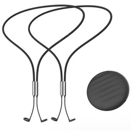 Earplug Lanyard with Magnetic Safety Cord – 2 Pack Silicone Anti-Loss Strap with Case | Tug-Resistant, Quick Access, Easy to Install | Compatible with Earplugs, Earbuds, Earphones