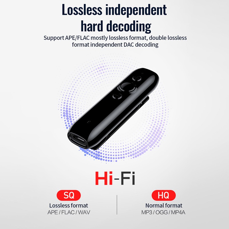 Voice Activated Recorder AI Smart HD Noise Canceling MP3 Player