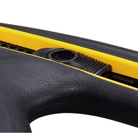 TAJIMA Utility Knife - 1" 7-Point Strong-J Grip Two-Handed Cutter with Auto Lock & 10 J-Power Blades - DC-690