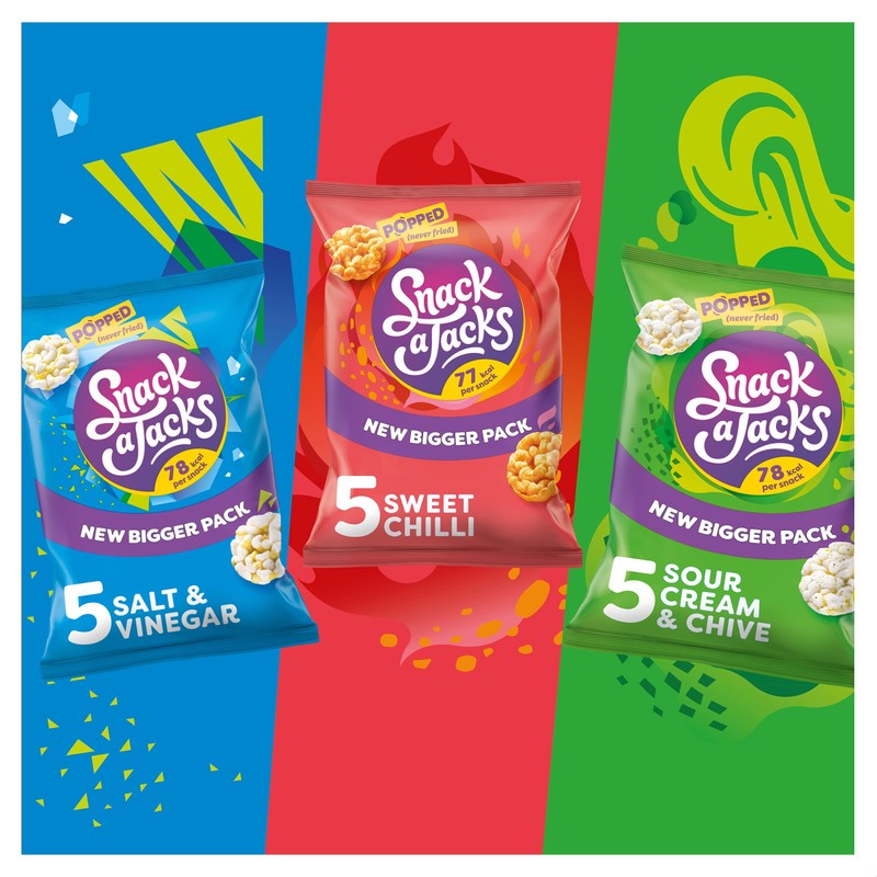 Snack A Jacks Crispy Sweet Chilli 5 X 19g