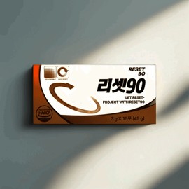 Reset 90 15 sachets 45g 1 box Reset 90 15 sachets 45g 1 box / 리셋90 15포 45g 1박스 리셋90 15포 45g 1박스