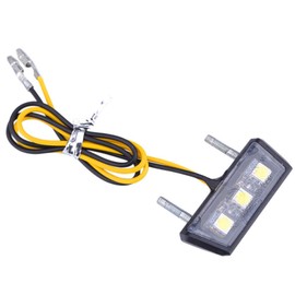 Greluma 1 x Motorcycle License Plate Light 3 SMD LED Chip Mini Tiny Lamp