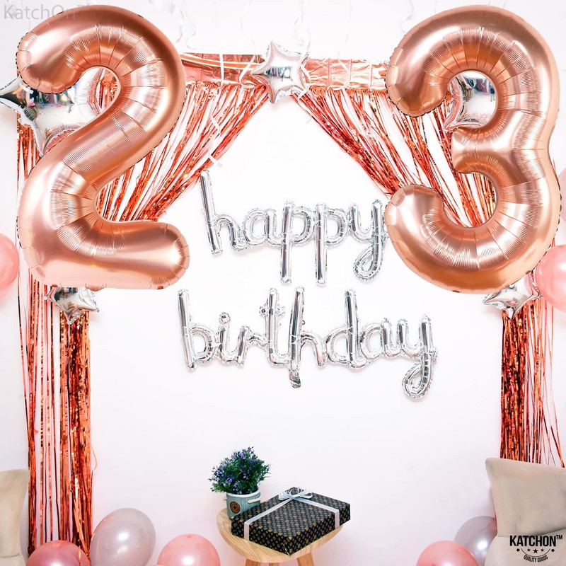 KatchOn, Rose Gold 2p Balloons - 40in, 23 for Women's